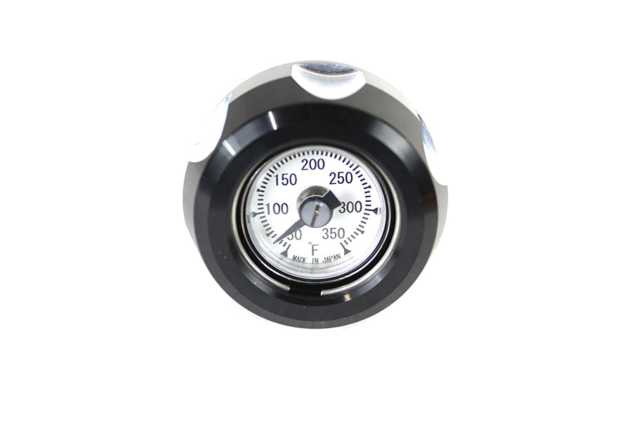 HARLEY M8 Black and Machined Oil Temperature Dipstick Fits 2017-UP FLT,