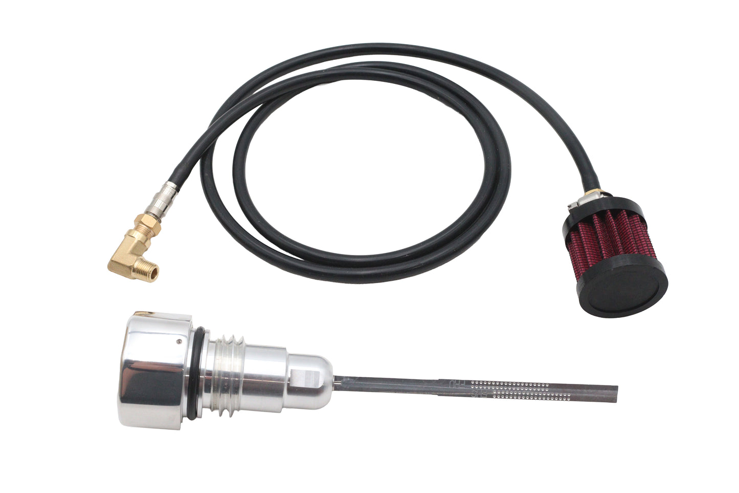 HARLEY Oil Tank Vented Dipstick Polished Fits 2007-2016 FLT,