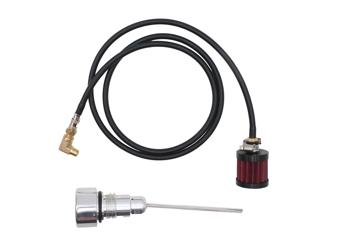 HARLEY Oil Tank Vented Dipstick Polished Fits 2007-2016 FLT,