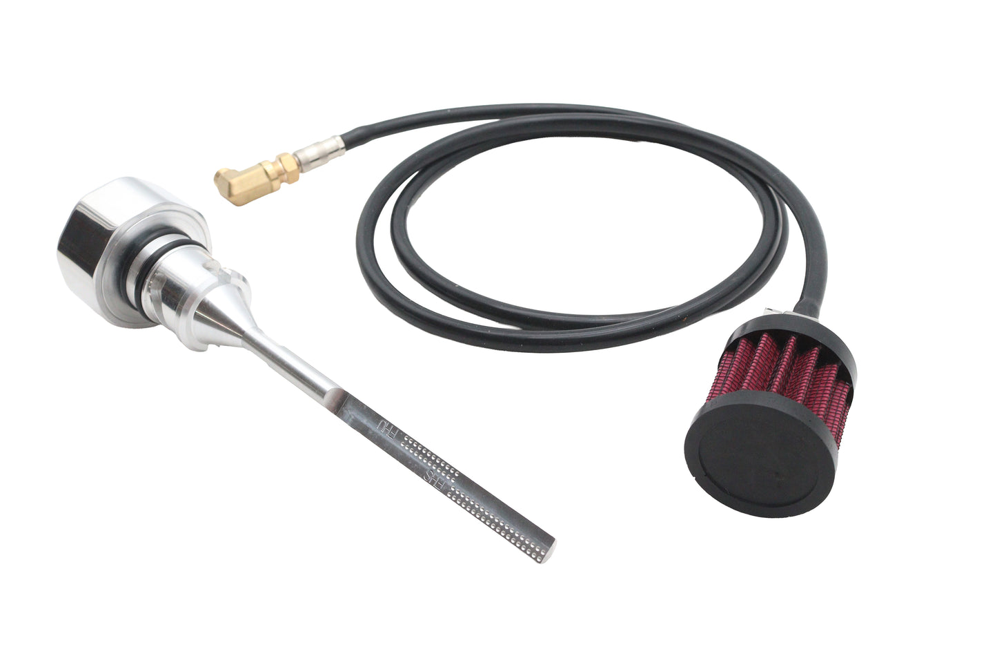 HARLEY M8 Vented Dipstick Polished Fits 2018-2022 FXST,