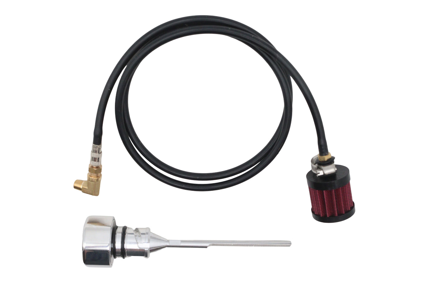 HARLEY M8 Vented Dipstick Polished Fits 2018-2022 FXST,