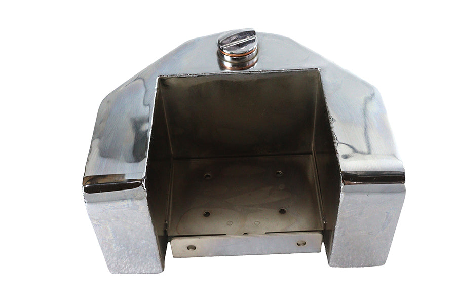 HARLEY SMC Electric Start Oil Tank Chrome fits 1958-1964 FL,   1971-1985 FX,