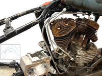 HARLEY 45 W/G Ölleitungssatz Zicad-beschichtet Passend für 1938-1952 WL, 1938-1973 G,