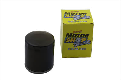 HARLEY Schwarzer Standard-Anschraubölfilter passend für 1999-2017 FXST, 1999-2017 FLST, 1999-2017 FLT, 1999