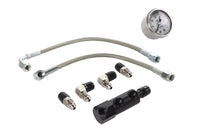 HARLEY Panhead Rockerbox-Ölleitung und Messgerät-Kit passend für 1963–1969 FL,