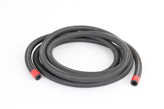 HARLEY Braided Oil Hose Black Fits 0-  Custom, Application