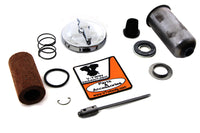 HARLEY Chrome Oil Tank Cap Kit fits 1965-1984 FL,  1971-1984 FX,  1957-1978 XLH,