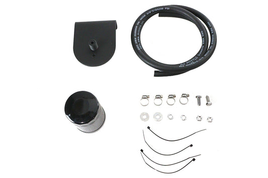 HARLEY Pura Flow Ölfilterkit Schwarz Passt für 1941-1984 FL, 1974-1984 FX, 1989-1998 FXST, 1986-19