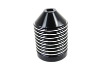 HARLEY Rippen-Ölfilter-Kit, schwarz eloxiert mit roh-Highlights, passend für 1984-2017 FXST, 1986-2017 FLST,