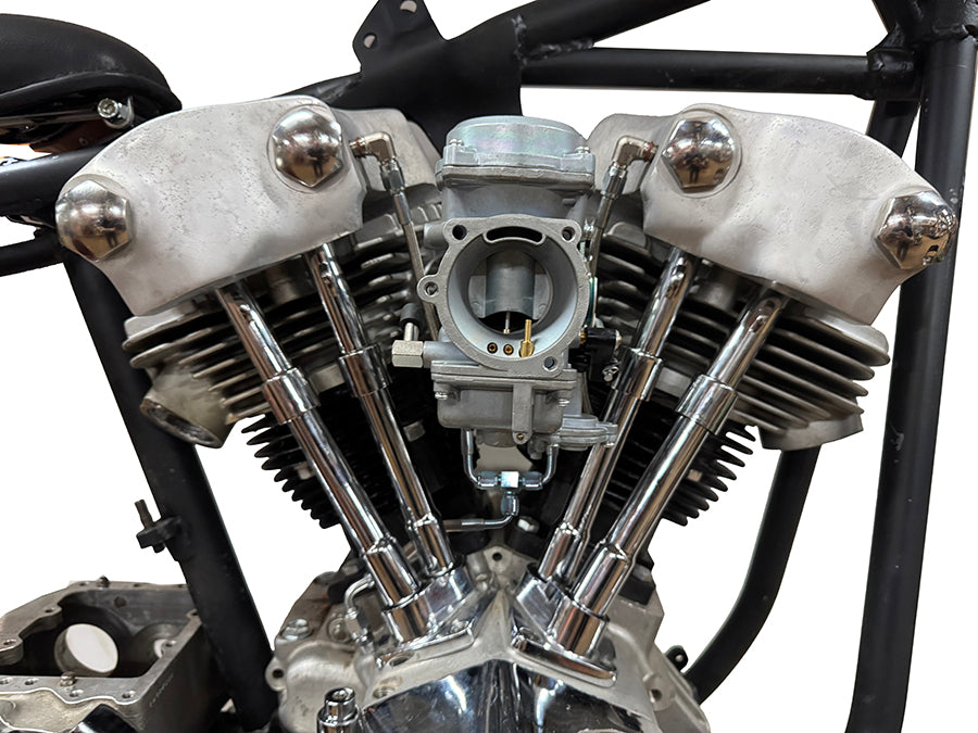 HARLEY Knucklehead/Shovelhead Ölleitung oben Y geflochten Passend für 1966-1984 FL, 1973-1984 FX,