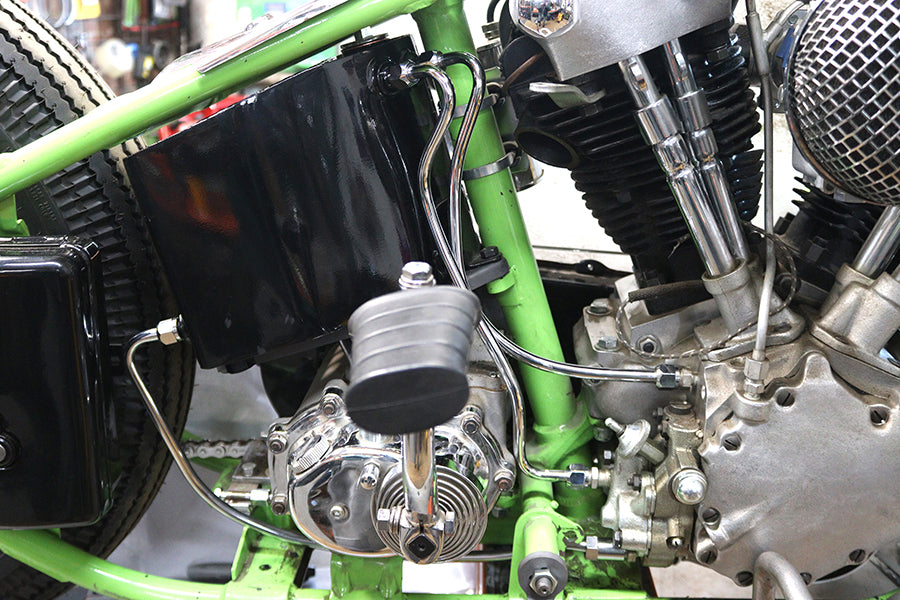 HARLEY Chrom Öl-Leitungs-Set Passend für 1941-1948 FL,