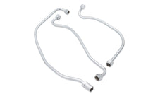 HARLEY Chrom Öl-Leitungs-Set Passend für 1941-1948 FL,