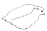 HARLEY Chrom Öl-Leitungs-Set Passend für 1941-1948 FL,