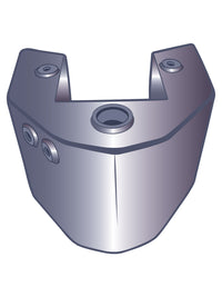 HARLEY Starrrahmen Öltank Chrom passend für 1941-1957 FL,