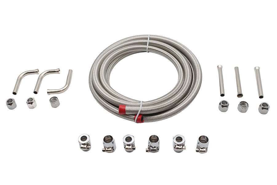 HARLEY DIY Ölleitungssatz Passt für 1941-1984 FL, 1973-1984 FX,