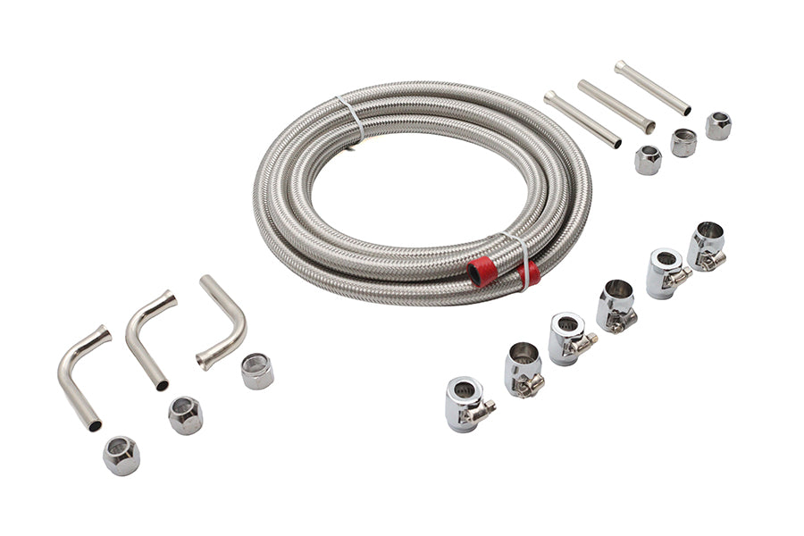HARLEY DIY Ölleitungssatz Passt für 1941-1984 FL, 1973-1984 FX,