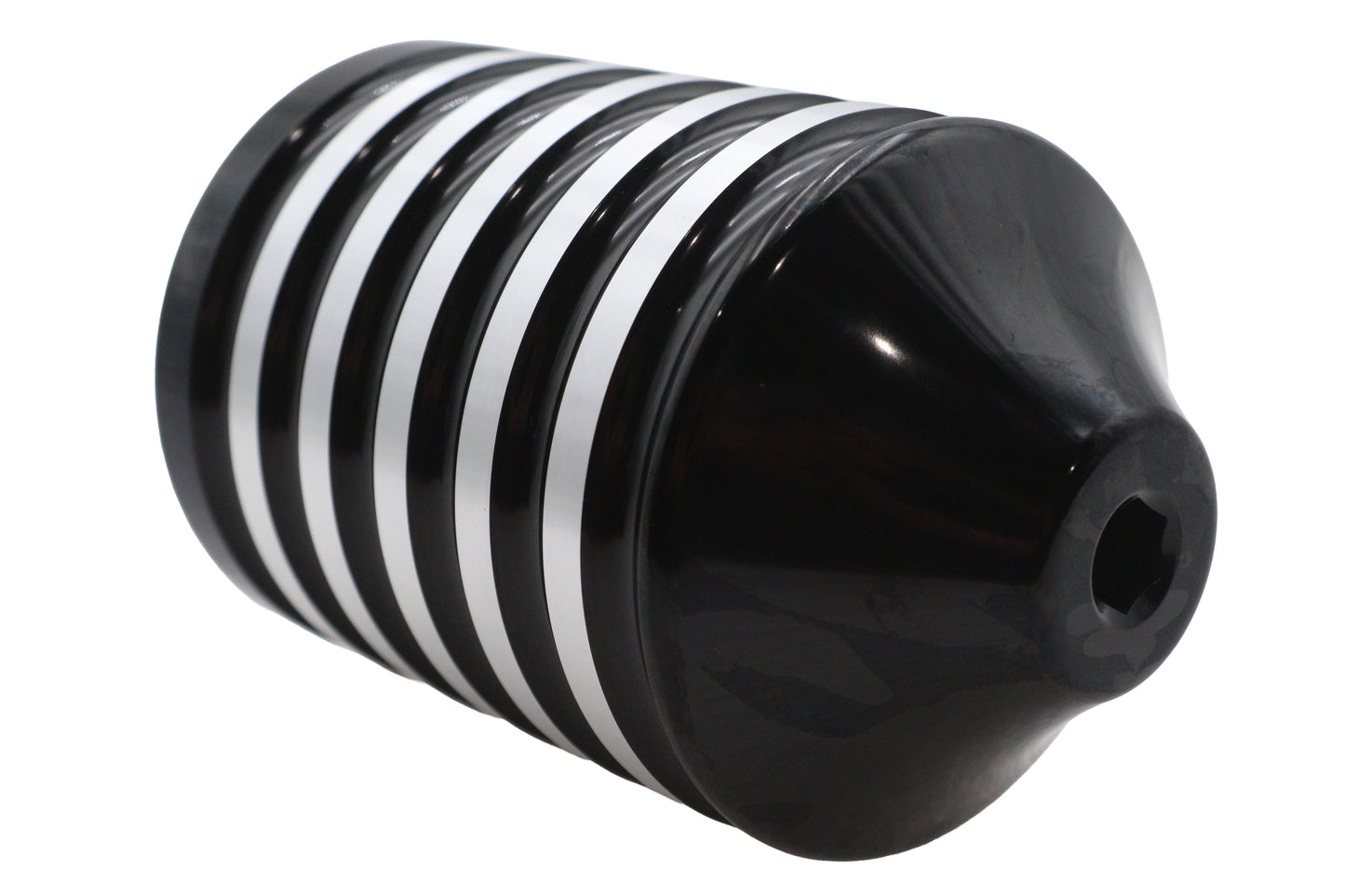 HARLEY Ultima schwarzer wiederverwendbarer Billet-Ölfilter passend für 1984-1999 FXST, 1984-1999 FXR, 1980-1998 FLT