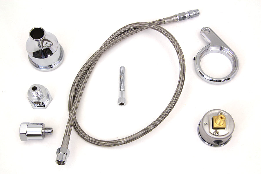 HARLEY Öldruckanzeige-Kit passend für 2000-2017 FXST, 2000-2017 FLST, 2000-UP FLT, 2000-2017 FXD,