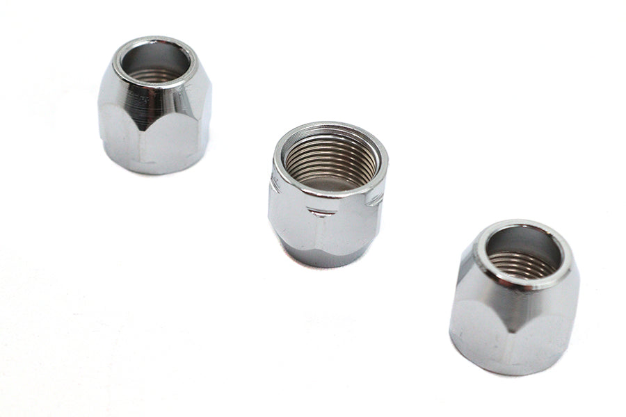 HARLEY Flare Nippel Verschraubungsmutter Passend für 0- Zoll Custom, Anwendung für konische Tankarmaturen.