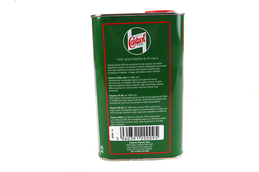 HARLEY Castrol Classic Premium SAE 50 Öl Passend für 0- Alle, Modelle