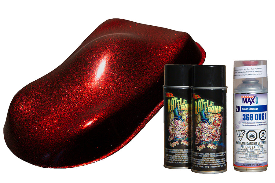 HARLEY Rattle Bomb Spray Kit Burgund Passend 0-  Alle, Modelle