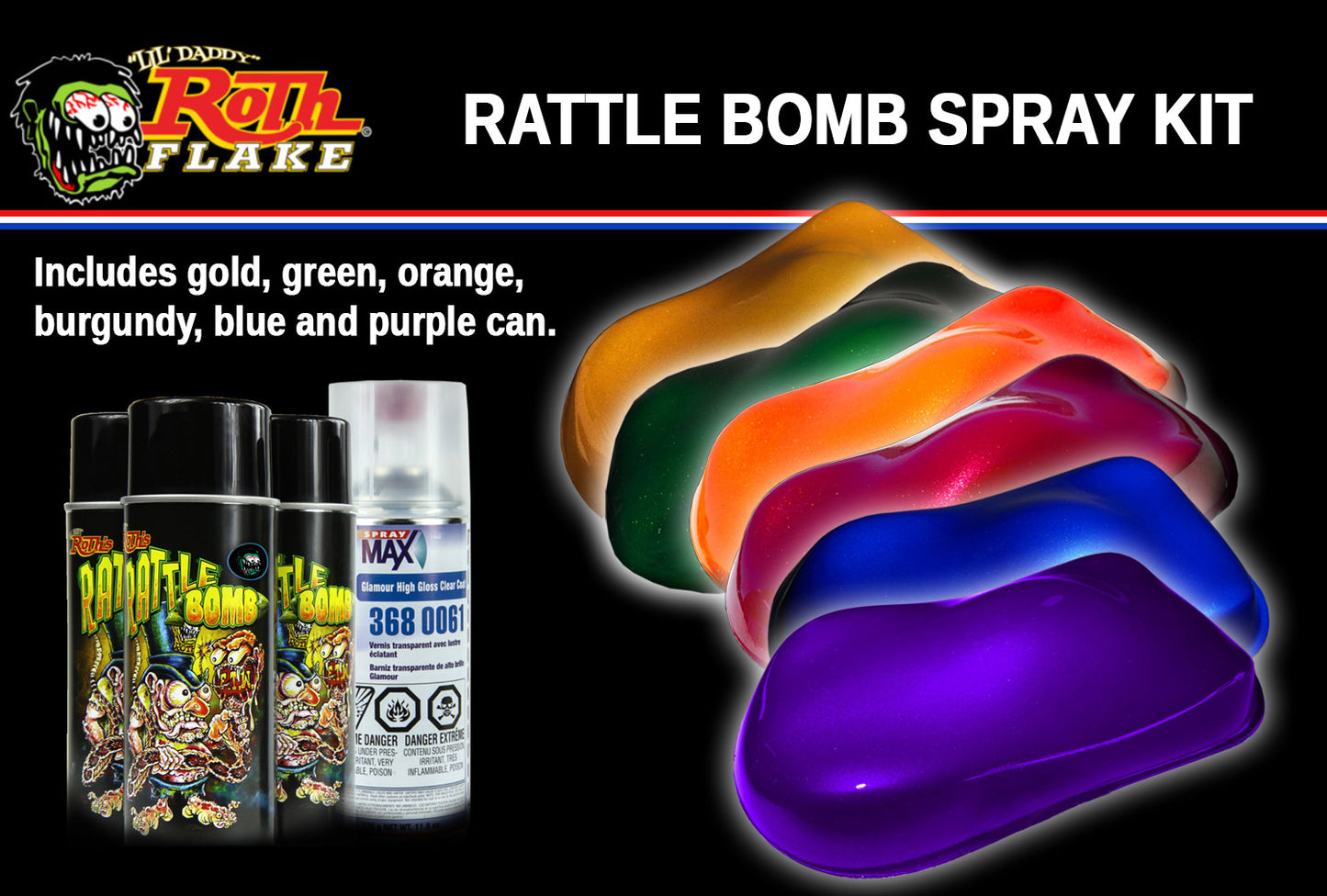 HARLEY Rattle Bomb Spray Kit Passend für 0- Alle Modelle