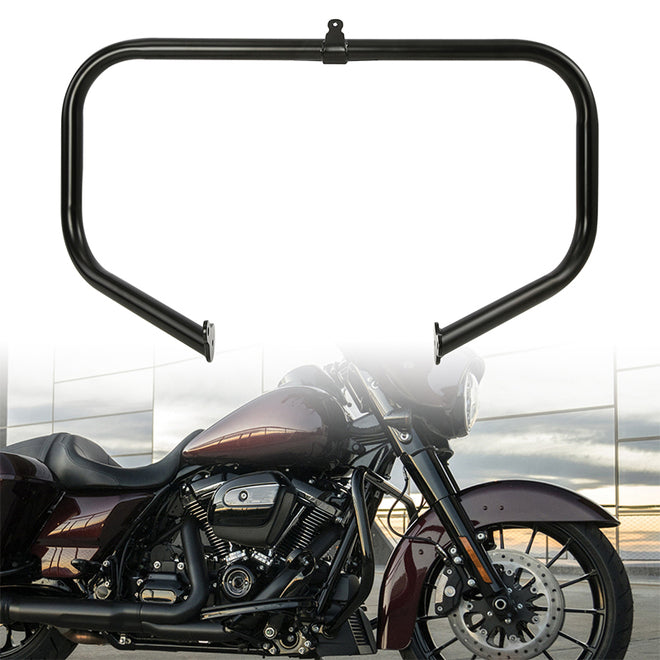 Custom Chrome HARLEY SATIN BLK 1 1/4" HIGHWAY BAR FOR 09-LATER TOURING AND TRIKE