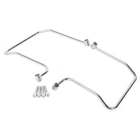 Custom Chrome HARLEY CHROME 1/2" SADDLEBAG BRACKETS FOR DYNA 06-17