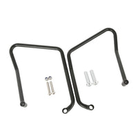 Custom Chrome HARLEY SATIN BLACK 1/2" SADDLEBAG BRACKETS SPORTSTER 04-16