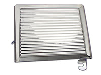 HARLEY Verchromte gerippte Batterie-Seitenabdeckung Passend für 1965-1969 FL, 1965-1969 FLH,