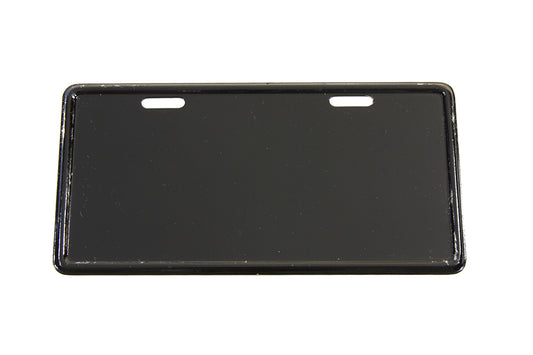 HARLEY License Plate Frame Backing Plate Black Fits 0-  Custom, application for 4 X 7" license plate