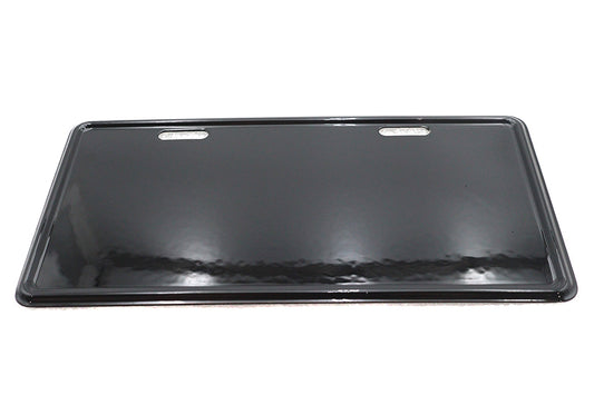 HARLEY License Plate Frame Backing Plate Black Fits 0-  Custom, application for 4 X 7" license plate