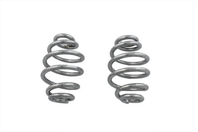 HARLEY Chrome 3 inch Seat Spring Set fits 0-  Custom,