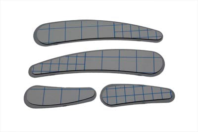 HARLEY Rahmenabdeckungssatz glatt, passend für 1985-1999 FXST, 1986-1999 FLST,