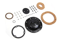 HARLEY Derby Cover Kit Schwarz Passend für 1936-1952 EL, 1941-1964 FL,
