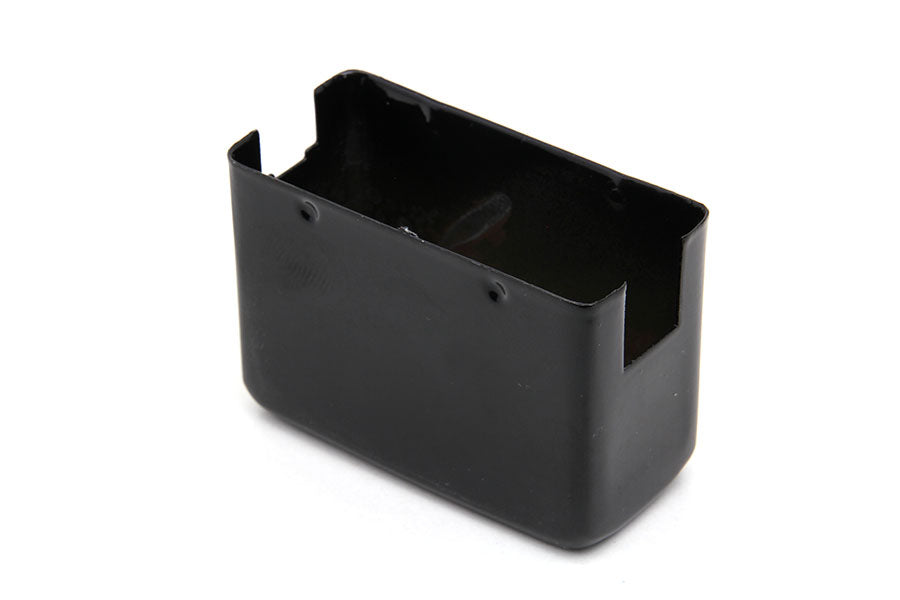 HARLEY schwarze Replika Delco Remy Stil Relaisabdeckung Passt 1938-1957 G, 1938-1957 W, 1941-1957 FL,