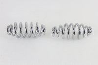 HARLEY Chrome 5 inch Seat Spring Set fits 0-  Custom,