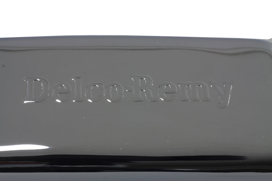 HARLEY Chrom Nachbildung Delco Remy Style Relaisabdeckung Passt 1938-1957 G, 1938-1957 W, 1941-1957 FL,