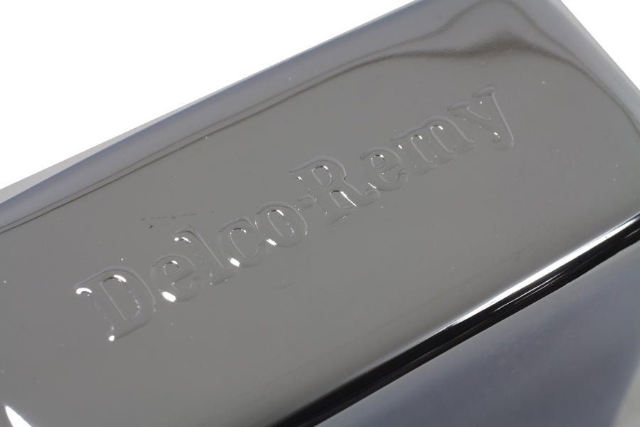 HARLEY Chrom Nachbildung Delco Remy Style Relaisabdeckung Passt 1938-1957 G, 1938-1957 W, 1941-1957 FL,