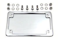 HARLEY Kennzeichenrahmen-Kit Chrom Passt 0- Custom, Anwendung für 10,16 x 17,78 cm Kennzeichen"