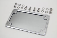 HARLEY Kennzeichenrahmen-Kit Chrom Passt 0- Custom, Anwendung für 10,16 x 17,78 cm Kennzeichen"
