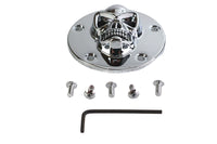 HARLEY Totenkopf Ignition System Abdeckung 5-Loch Chrom passend für 1999-UP FXST, 1999-UP FLST, 1999-2017