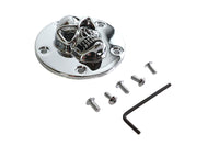 HARLEY Totenkopf Ignition System Abdeckung 5-Loch Chrom passend für 1999-UP FXST, 1999-UP FLST, 1999-2017