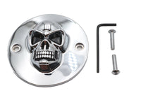 HARLEY Totenkopf Ignition System Abdeckung Chrom Passend für 1970-1984 FL, 1971-1984 FX, 1984-1998 FXST,
