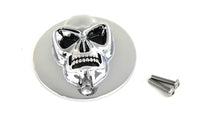 HARLEY Skull Design Zündsystemabdeckung Chrom passend für 1971-2003 XL,