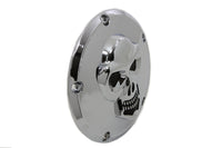 HARLEY Skull Derby Cover Chrome fits 1999-2018 FXST,   1999-2018 FLST,   1999-2015 FLT,   1999-2017 FXD,