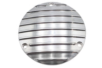 HARLEY 80 Zoll gerippter Derby-Deckel poliert Passend für 1970-1984 FL, 1971-1984 FX, 1984-1998 FXST, 19