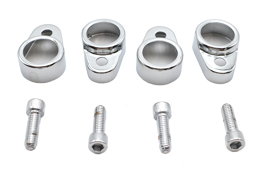 HARLEY Stößelblock-Abdeckungssatz Chrom Passend für 1957-1985 XLH, 1957-1985 XLCH,