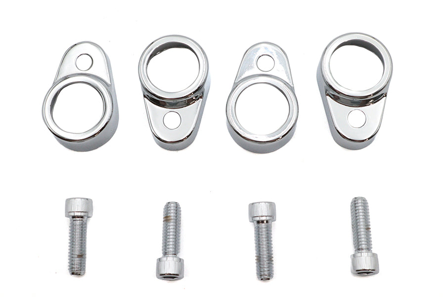HARLEY Stößelblock-Abdeckungssatz Chrom Passend für 1957-1985 XLH, 1957-1985 XLCH,