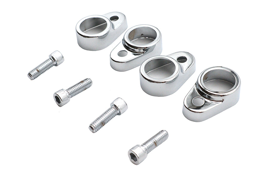 HARLEY Stößelblock-Abdeckungssatz Chrom Passend für 1957-1985 XLH, 1957-1985 XLCH,